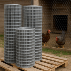 Зварна сітка оцинкована 25×25 мм, Ø1.6 мм (1×20 м)